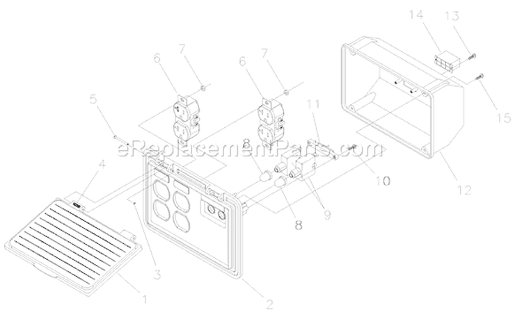 Page A Diagram and Parts List for 1649-0  Briggs and Stratton Generator